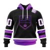 Personalized NHL Los Angeles Kings Special Black Hockey Fights Cancer Kits T-Shirt