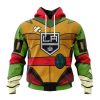 Personalized NHL Los Angeles Kings Special Teenage Mutant Ninja Turtles Design Hoodie