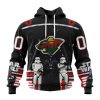 Personalized NHL Minnesota Wild Special Star Wars Design May The 4th Be With You Hoodie