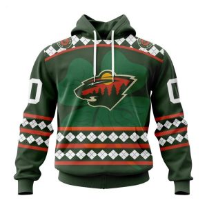 Personalized NHL Minnesota Wild Specialized Unisex Kits Hockey Celebrate St Patrick’s Day Hoodie