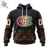 Personalized NHL Montreal Canadiens Special Design For Black History Month Hoodie