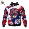 Personalized NHL Montreal Canadiens Special Grateful Dead Gathering Flowers Design Hoodie