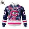 Personalized NHL Montreal Canadiens Special Pink October Fight Breast Cancer Hoodie