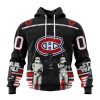 Personalized NHL Montreal Canadiens Special Star Wars Design May The 4th Be With You Hoodie