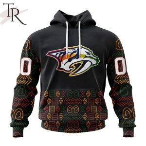 Personalized NHL Nashville Predators Special Design For Black History Month Hoodie