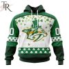 Personalized NHL Nashville Predators Special Design For St. Patrick Day Hoodie