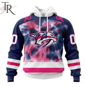 Personalized NHL Nashville Predators Special Pink October Fight Breast Cancer Hoodie