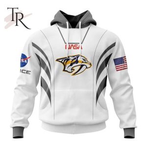 Personalized NHL Nashville Predators Special Space Force NASA Astronaut Design Hoodie 3D