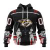 Personalized NHL Nashville Predators Special Star Wars Design May The 4th Be With You Hoodie