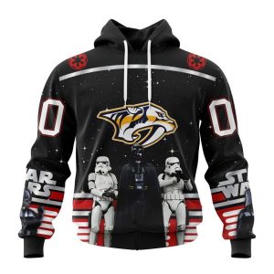 Personalized NHL Nashville Predators Special Star Wars Design May The 4th Be With You Hoodie