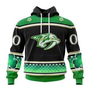 Personalized NHL Nashville Predators Specialized Hockey Celebrate St Patrick’s Day Hoodie