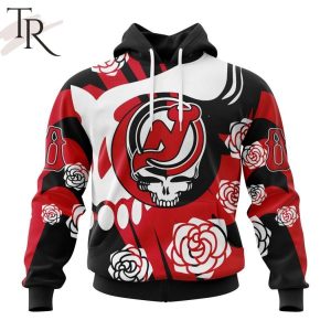 Personalized NHL New Jersey Devils Special Grateful Dead Gathering Flowers Design Hoodie