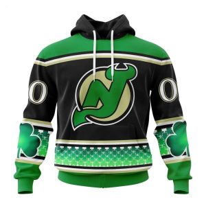 Personalized NHL New Jersey Devils Specialized Hockey Celebrate St Patrick’s Day Hoodie