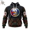 Personalized NHL New York Islanders Special Design For Black History Month Hoodie