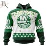 Personalized NHL New York Islanders Special Design For St. Patrick Day Hoodie