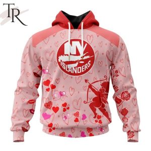 Personalized NHL New York Islanders Special Design For Valentines Day Hoodie