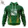 Personalized NHL New York Rangers Full Green Design For St. Patrick’s Day Hoodie