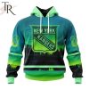 Personalized NHL New York Rangers Special Design With Northern Light Full Printed Hoodie