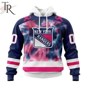 Personalized NHL New York Rangers Special Pink October Fight Breast Cancer Hoodie