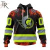 Personalized NHL Ottawa Senators Special Design Honoring Firefighters Hoodie