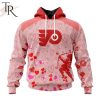 Personalized NHL Philadelphia Flyers Special Design For Valentines Day Hoodie