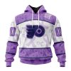 Personalized NHL Philadelphia Flyers Special Lavender Fight Cancer Hoodie