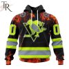 Personalized NHL Pittsburgh Penguins Special Design Honoring Firefighters Hoodie