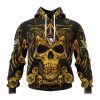 Personalized NHL Pittsburgh Penguins Special Design With Skull Art Hoodie