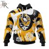 Personalized NHL Pittsburgh Penguins Special Grateful Dead Gathering Flowers Design Hoodie