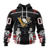 Personalized NHL Pittsburgh Penguins Special Star Wars Design May The 4th Be With You Hoodie