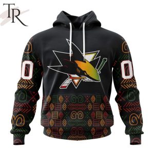 Personalized NHL San Jose Sharks Special Design For Black History Month Hoodie