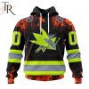 Personalized NHL San Jose Sharks Special Design Honoring Firefighters Hoodie