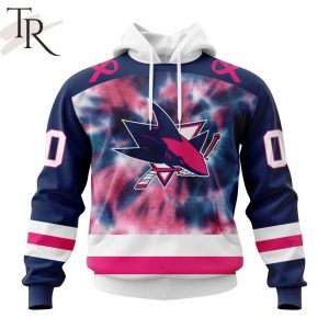 Personalized NHL San Jose Sharks Special Pink October Fight Breast Cancer Hoodie