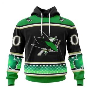 Personalized NHL San Jose Sharks Specialized Hockey Celebrate St Patrick’s Day Hoodie