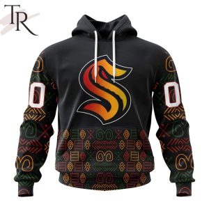 Personalized NHL Seattle Kraken Special Design For Black History Month Hoodie