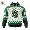 Personalized NHL Seattle Kraken Special Design For St. Patrick Day Hoodie