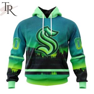 Personalized NHL Seattle Kraken Special Design With Northern Light Full Printed Hoodie