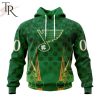 Personalized NHL St. Louis Blues Full Green Design For St. Patrick’s Day Hoodie