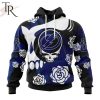 Personalized NHL Tampa Bay Lightning Special Grateful Dead Gathering Flowers Design Hoodie