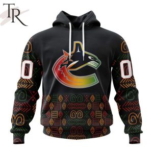 Personalized NHL Vancouver Canucks Special Design For Black History Month Hoodie