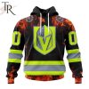 Personalized NHL Vegas Golden Knights Special Design Honoring Firefighters Hoodie