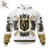 Personalized NHL Vegas Golden Knights Special Design With Native Pattern Hoodie