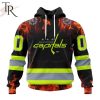 Personalized NHL Washington Capitals Special Design Honoring Firefighters Hoodie