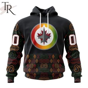 Personalized NHL Winnipeg Jets Special Design For Black History Month Hoodie