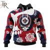 Personalized NHL Winnipeg Jets Special Grateful Dead Gathering Flowers Design Hoodie