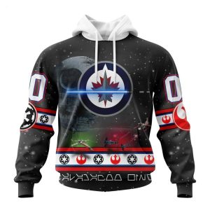 Personalized NHL Winnipeg Jets Special Star Wars Design Hoodie