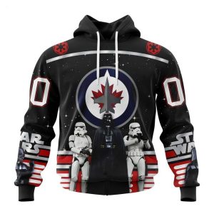 Personalized NHL Winnipeg Jets Special Star Wars Design May The 4th Be With You Hoodie