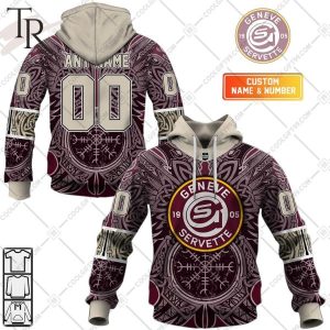 Personalized NL Hockey Geneve Servette HC Viking Special Design Hoodie