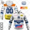 Personalized NL Hockey HC Ambri Piotta Away Jersey Style Hoodie