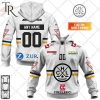 Personalized NL Hockey HC Lugano Away Jersey Style Hoodie